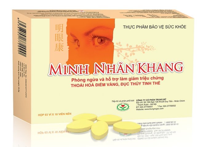 Minh Nhãn Khang - Giải pháp ngăn chặn đục thủy tinh thể ở mắt hàng đầu