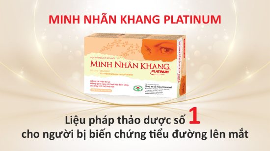 Minh Nhãn Khang Platinum – Thuốc bổ mắt hàng đầu cho người bị tiểu đường