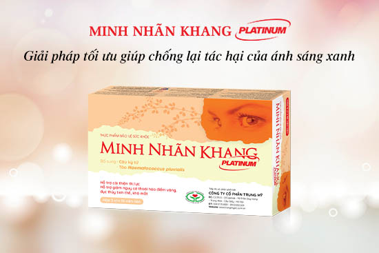 Minh Nhãn Khang Platinum là giải pháp tối ưu để bảo vệ mắt khi dùng máy tính nhiều