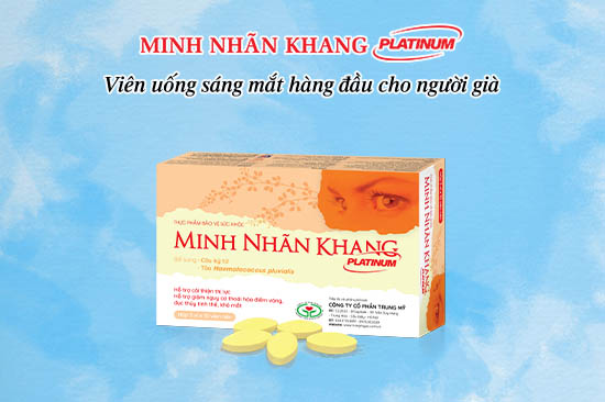 Minh Nhãn Khang Platinum là thuốc sáng mắt cho người già được tin chọn số 1