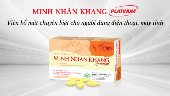 Minh Nhãn Khang Platinum giúp bảo vệ mắt toàn diện khỏi ánh sáng xanh