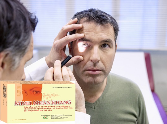 Đục thủy tinh thể do chấn thương dùng Minh Nhãn Khang được không?