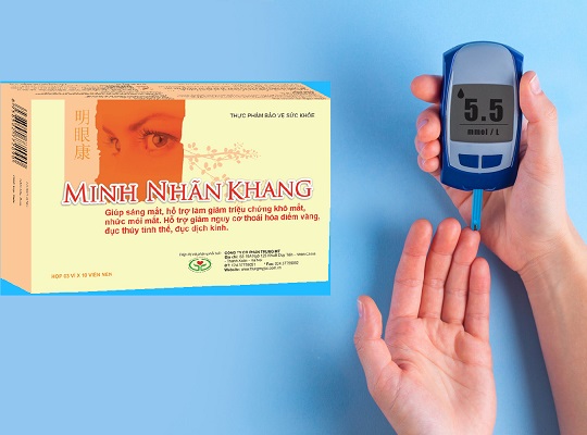 Mắt mờ do tiểu đường uống Minh Nhãn Khang có được không