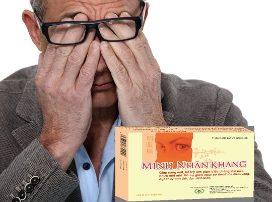 Khô mắt chảy nước mắt có nên dùng Minh Nhãn Khang